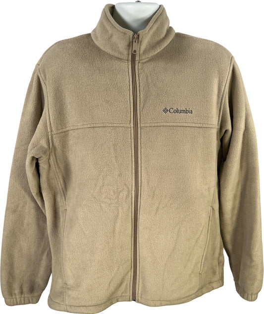 Columbia Men’s Beige/Taupe Steens Mountain Full Zip Fleece Jacket - L