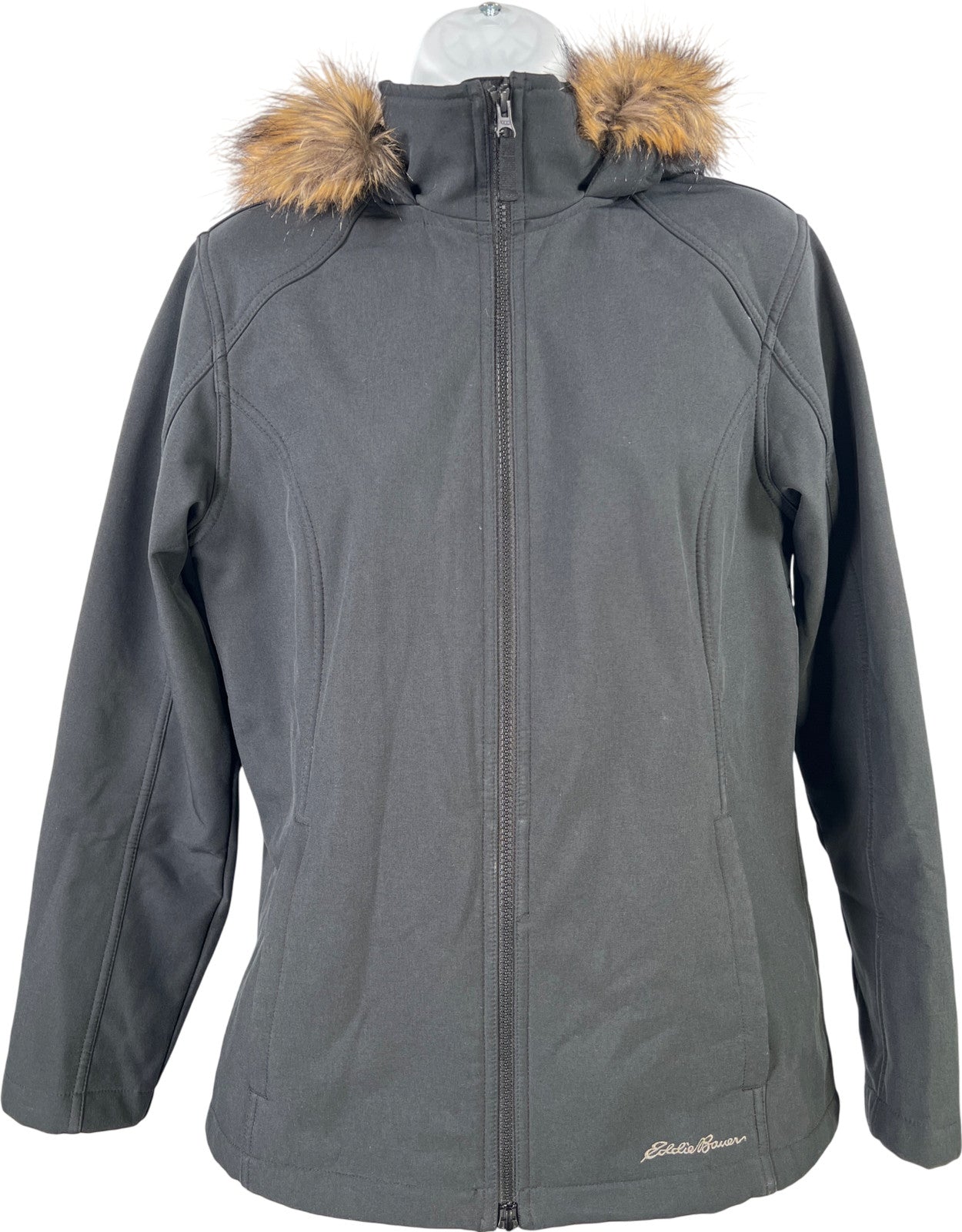 Eddie Bauer Women’s Black Full Zip Soft Shell Jacket - M