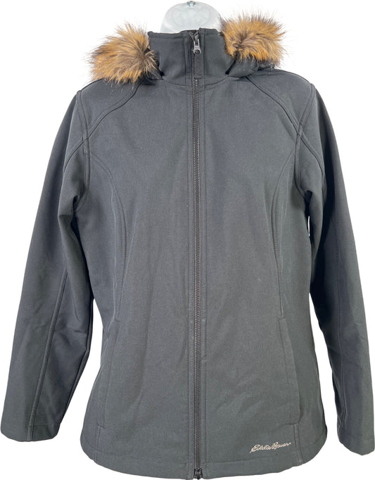 Eddie Bauer Women’s Black Full Zip Soft Shell Jacket - M
