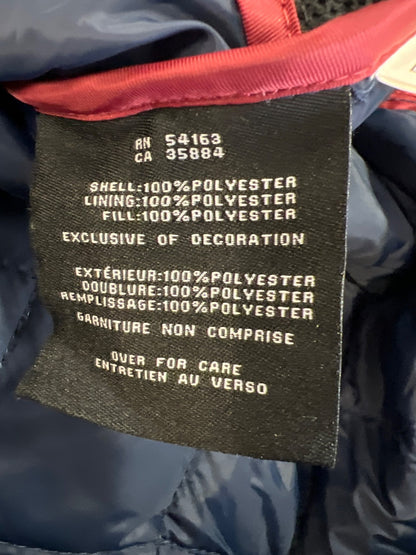 Cole Haan Women’s Blue Full Zip Light Puffer Quilted Jacket - L