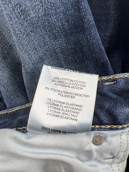 Silver Women’s Dark Wash Mid Rise Slim Leg Boyfriend Denim Jeans - 24x29