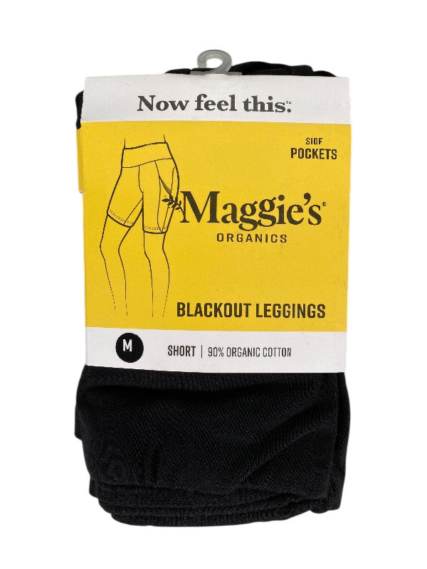 Maggies Organics Women's Black Side Pocket Bike Shorts - M