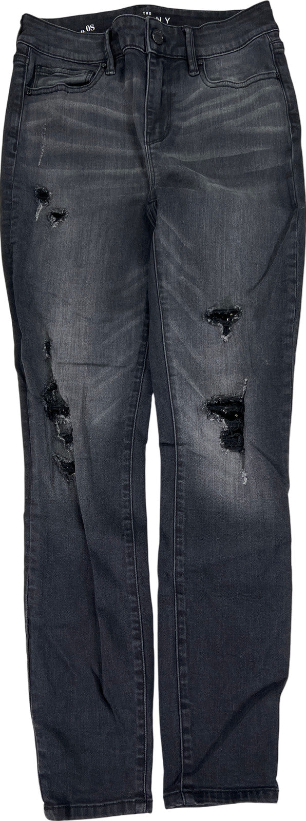 White House Black Market Women’s Black Denim Skinny Jeans - 0 Short