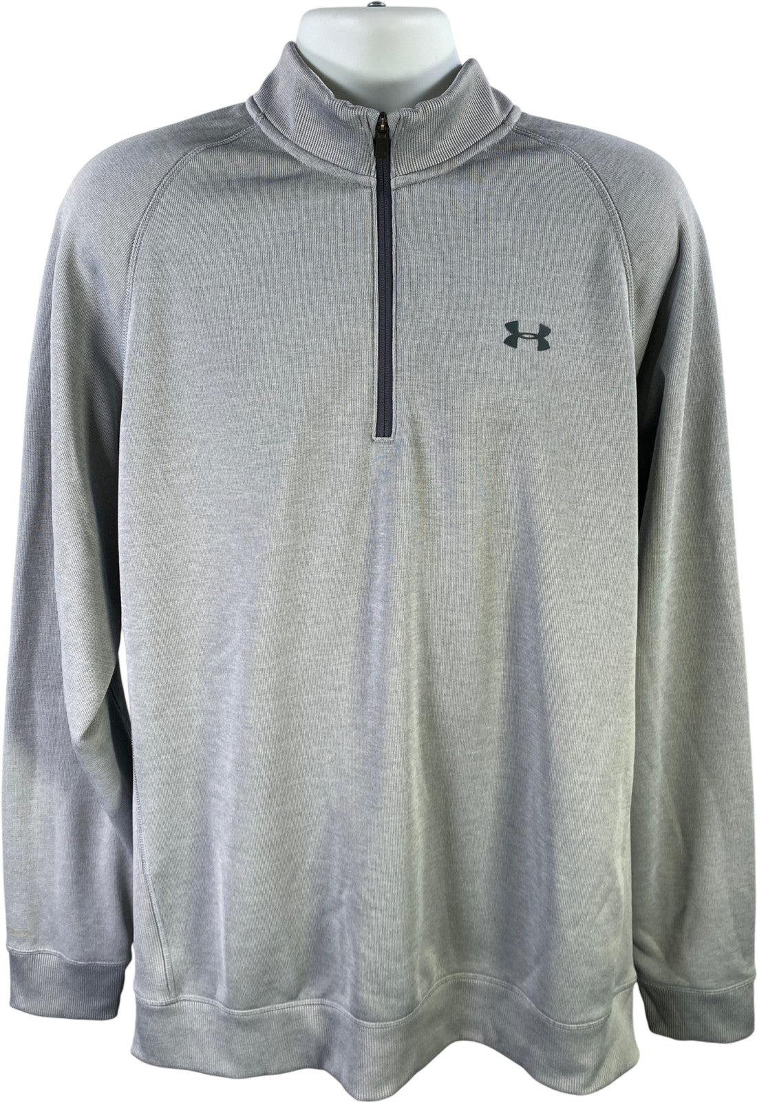 Under Armour Men’s Gray ColdGear 1/4 Zip Pullover Golf Sweatshirt - XXL
