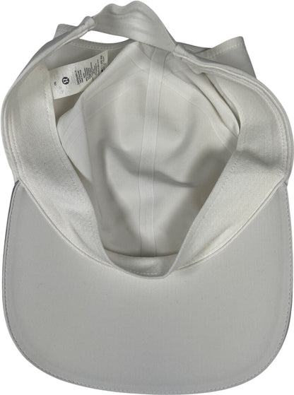 Lululemon Women’s White Fast Free Lightweight Stretch Running Hat - One Size