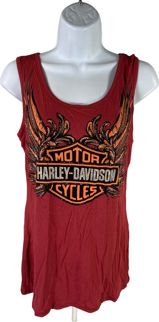 NEW White House Black Market Women’s Red Beaded Tank Top - S