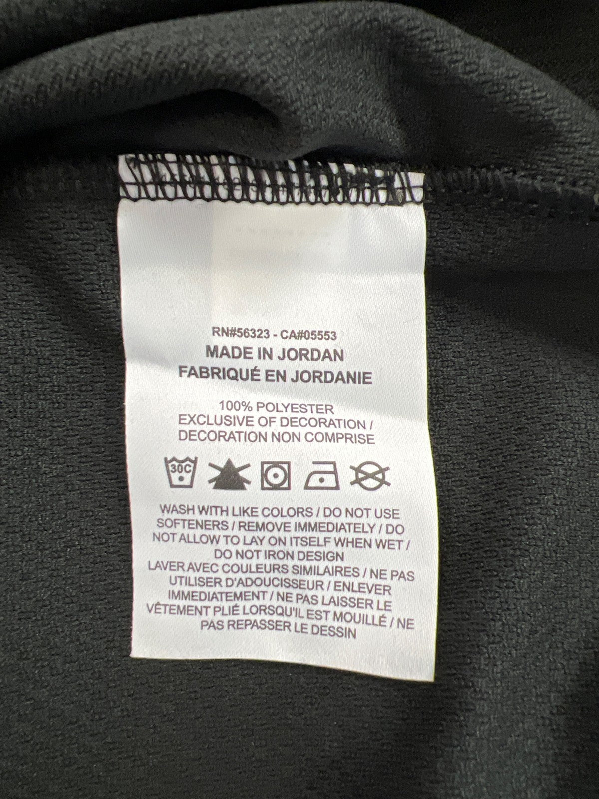 Nike Mens Black Dri-Fit 1/4 Zip Long Sleeve Pullover Training Athletic Shirt - M