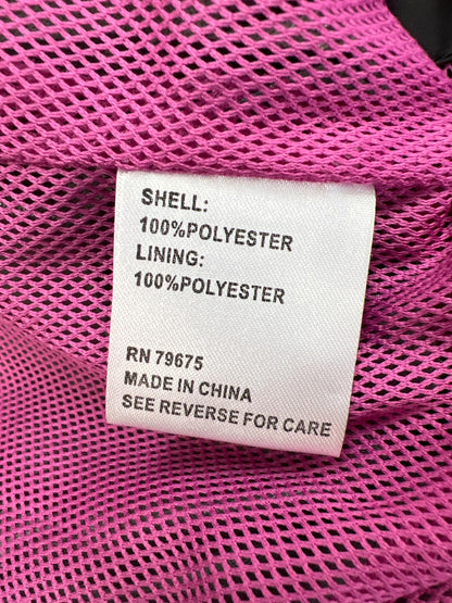 Michael Kors Women’s Gray Mesh Lined Hooded Full Zip Windbreaker Jacket - M