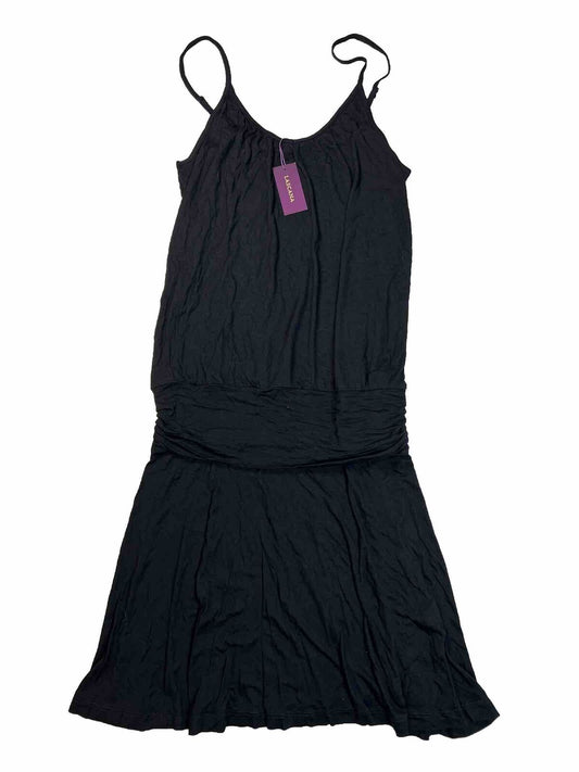 NEW Lascana Women's Black Sleeveless Cover Up Dress - 44/ US 12
