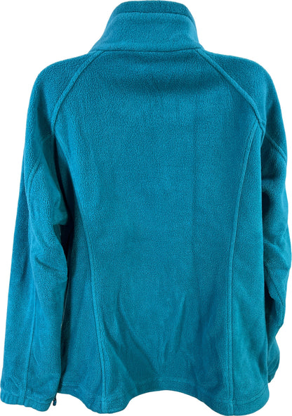 Columbia Women’s Blue Benton Springs Full Zip Fleece Jacket - Plus 1X