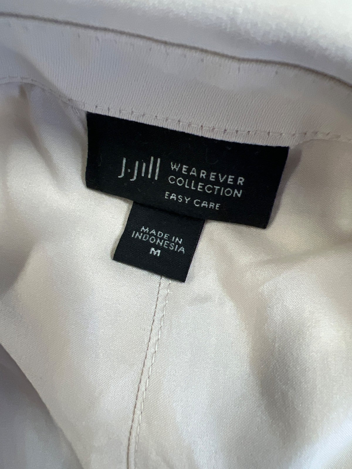 J.Jill Wearever Collection Women’s Beige Easy Care One Button Vest - M