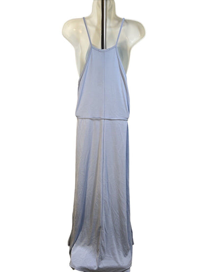 NEW Lulu's Women's Blue Sleeveless Slit Maxi Dress - XL