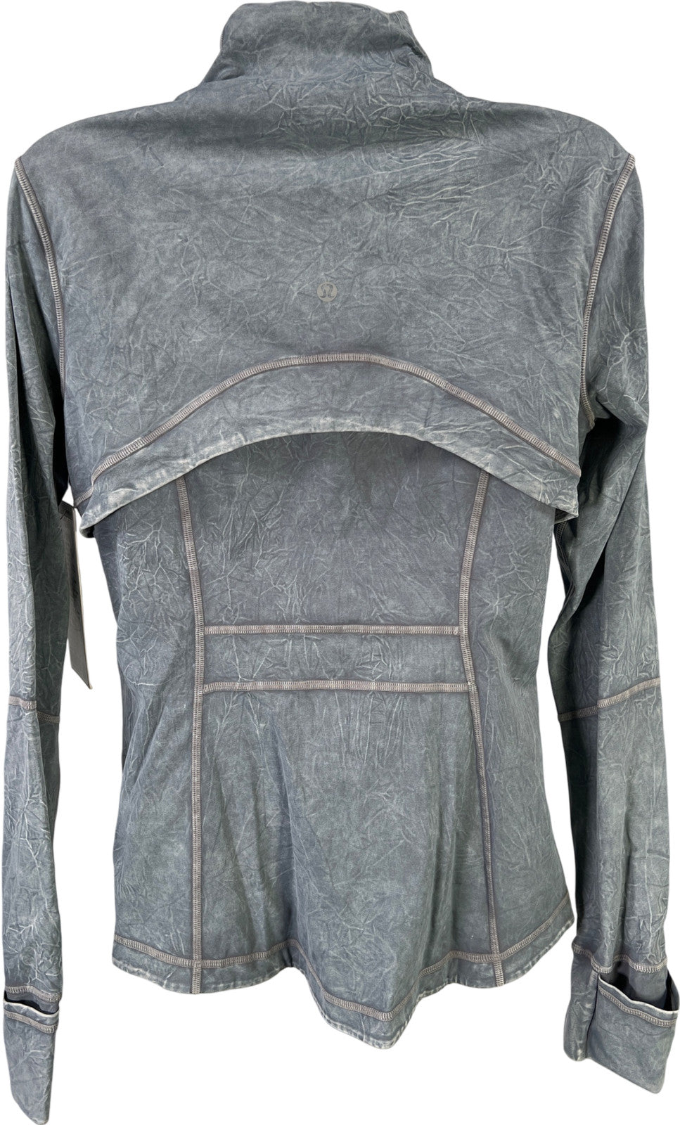 Lululemon Women’s Ice Wash Gray Ice Dye Full Zip Athletic Define Jacket - 10