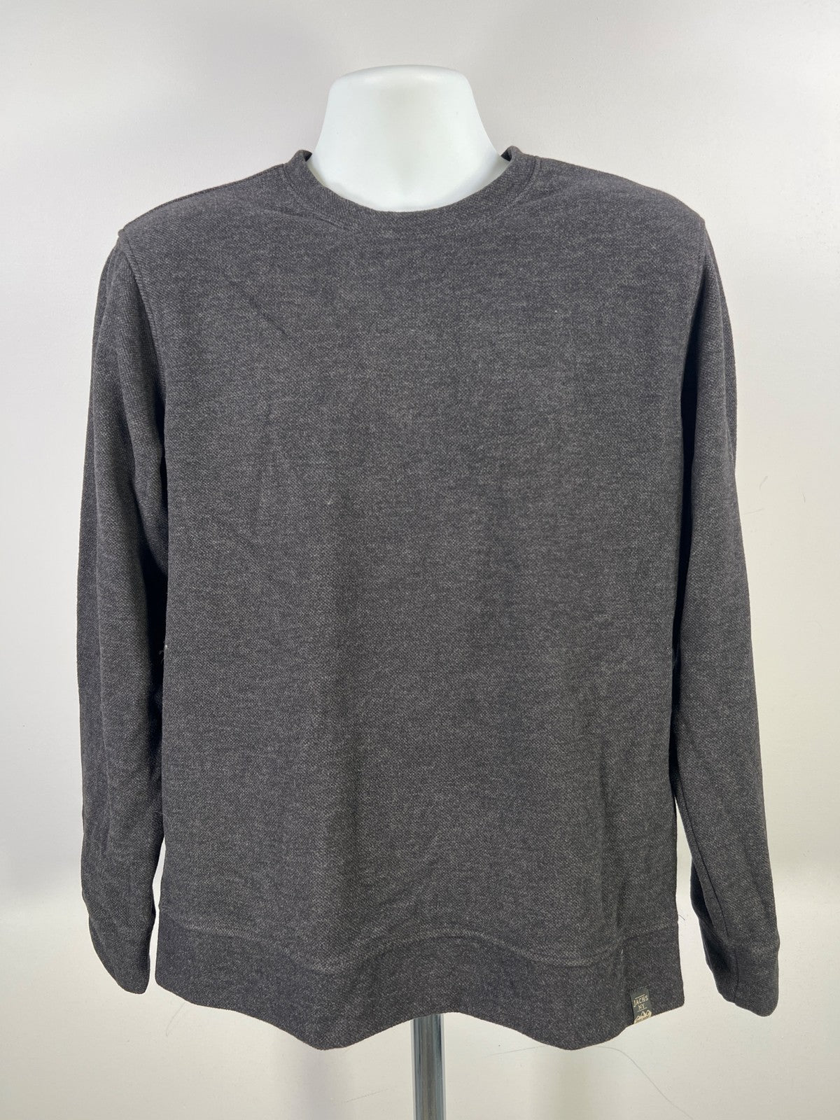 Jachs New York Men’s Black Long Sleeve Pullover Sweater - M