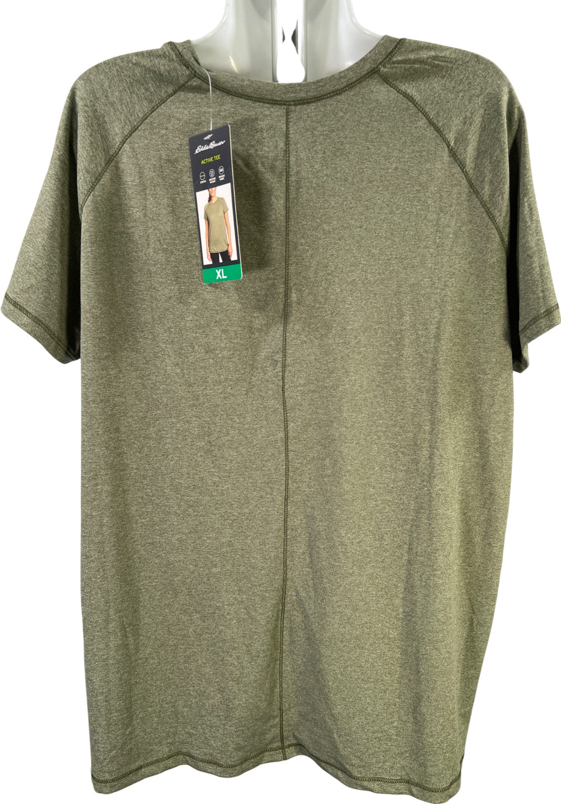 Eddie Bauer Women’s Green Short Sleeve Athletic Shirt - XL