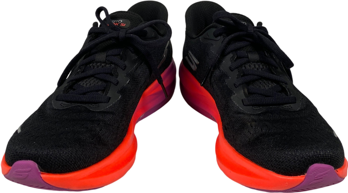 Skechers Women’s Black Aero Spark Arch Fit Lace Slip In Walking Sneakers - 7