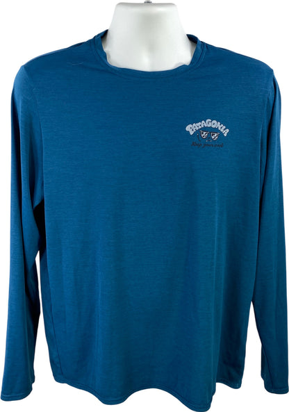 Patagonia Men’s Blue Capilene Protect the Pillows Long Sleeve Athletic Shirt - M