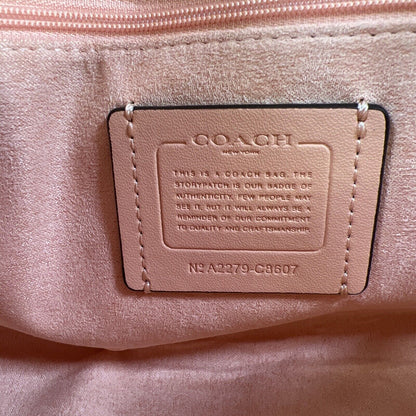 Coach Women's Pink Leather Georgie Shoulder Bag Purse