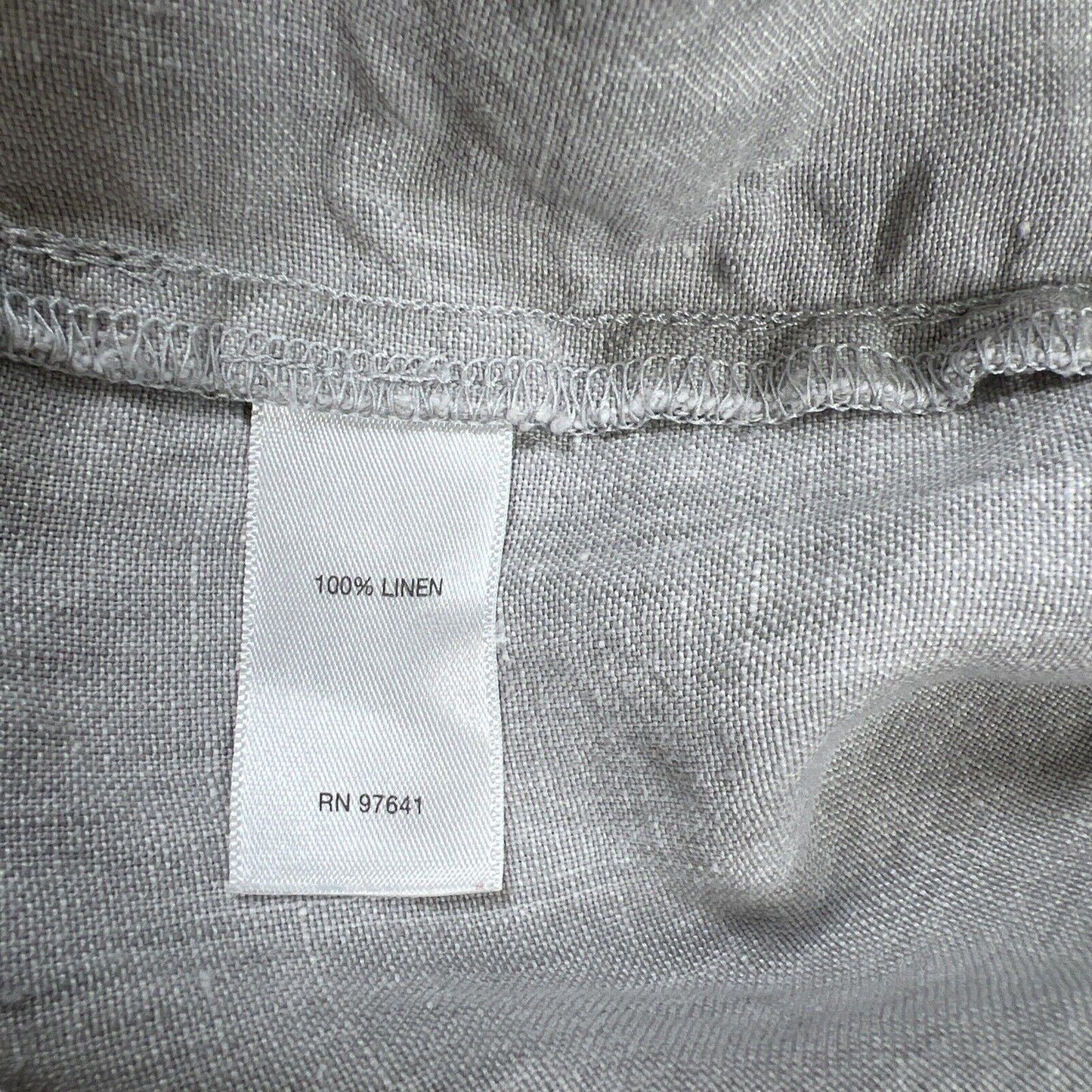 J.Jill Women's Gray Love Linen Casual Cropped Pants - XL Petite