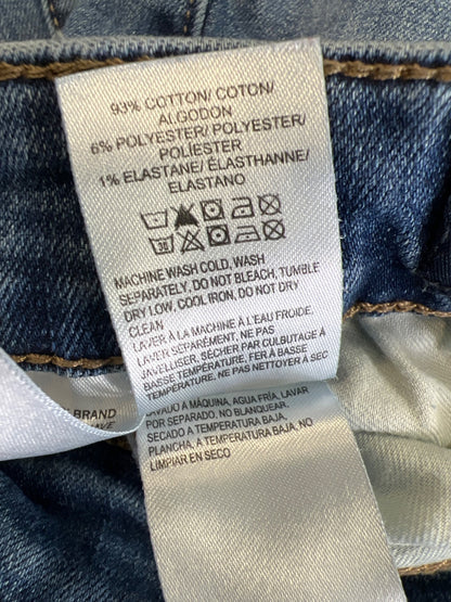 Lucky Brad Women’s Medium Wash Mid Rise Ava Super Skinny Denim Jeans - 10