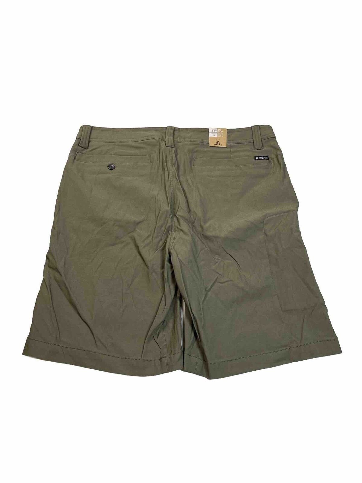 NEW PrAna Men's Green Alameda Everyday Essential Shorts - 34