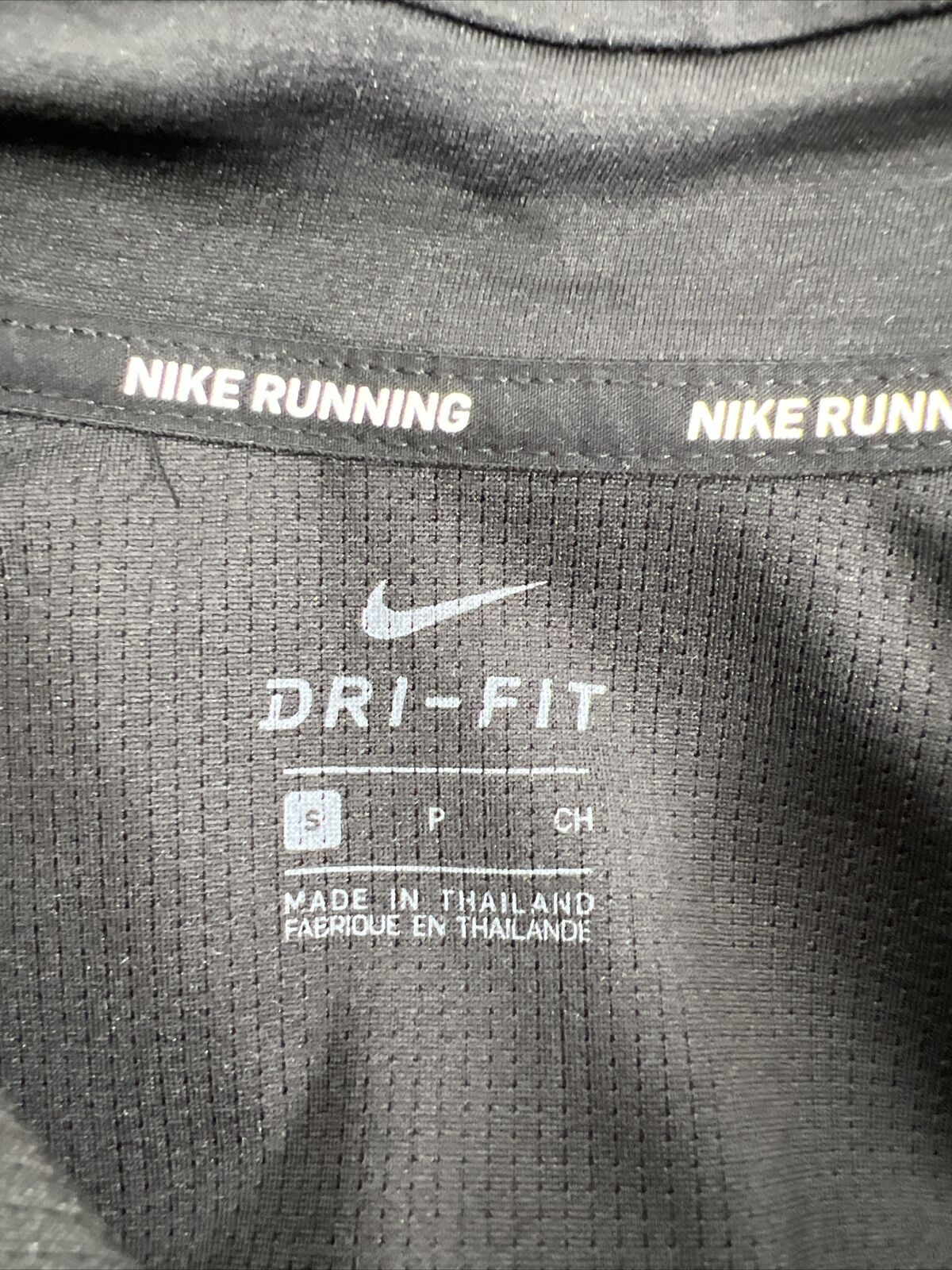 Nike Women's Black Dri-Fit Pacer Running Long Sleeve 1/4 Zip Shirt - S