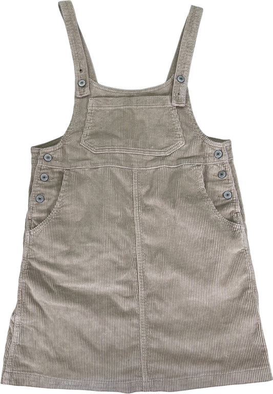 American Eagle Women’s Beige Corduroy Jumper Dress - S