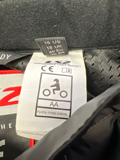 LS2 Apparel Women’s Black Endurance Motorcycle Riding Jacket - 3XL