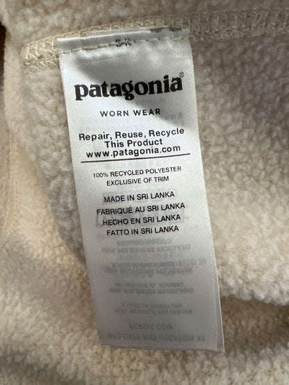 Patagonia Women’s Light Beige 1/4 Zip Pullover Better Sweater - XL