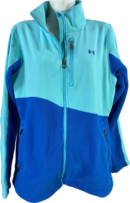 Under Armour Women’s Blue Fleece Long Sleeve Full Zip Jacket - L