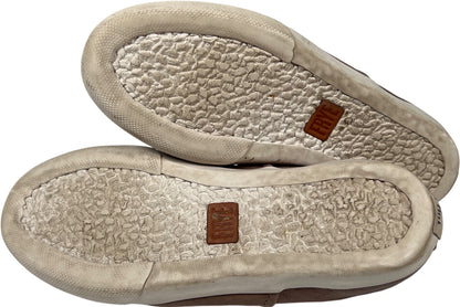 Frye Women’s Tan/Brown Leather Maya Slip On Sneakers - 6