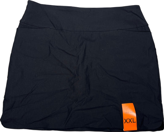 NEW S.C and CO Women’s Black Pull On Lined Athletic Skort - XXL