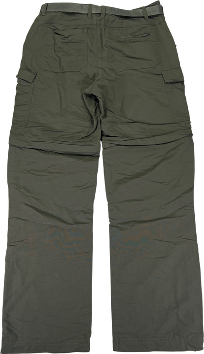 Red Head Men’s Green Convertible Cargo Hiking Pants - 32x30