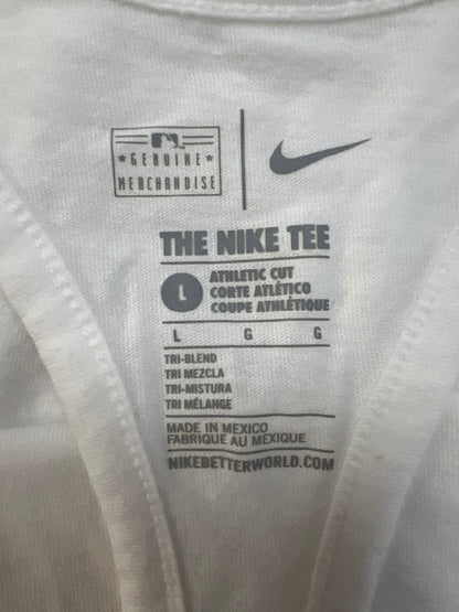 Nike Women's White Genuine Merchandise Detroit Tigers Tank Top - L