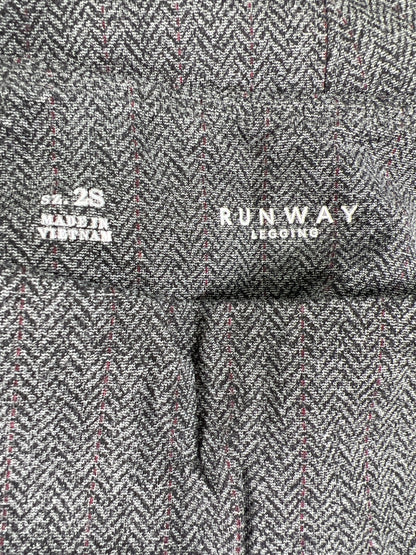 White House Black Market Women’s Gray Runway Casual Leggings - 2 Short