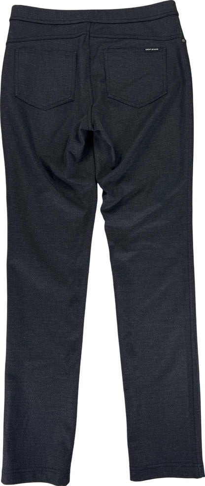 DKNY Women’s Black/Gray Pull On Ponte Legging Pants - S