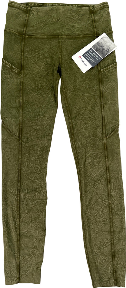Lululemon Women’s Ice Wash Green Fast Free Tight II 25” Ice Dye Leggings - 6
