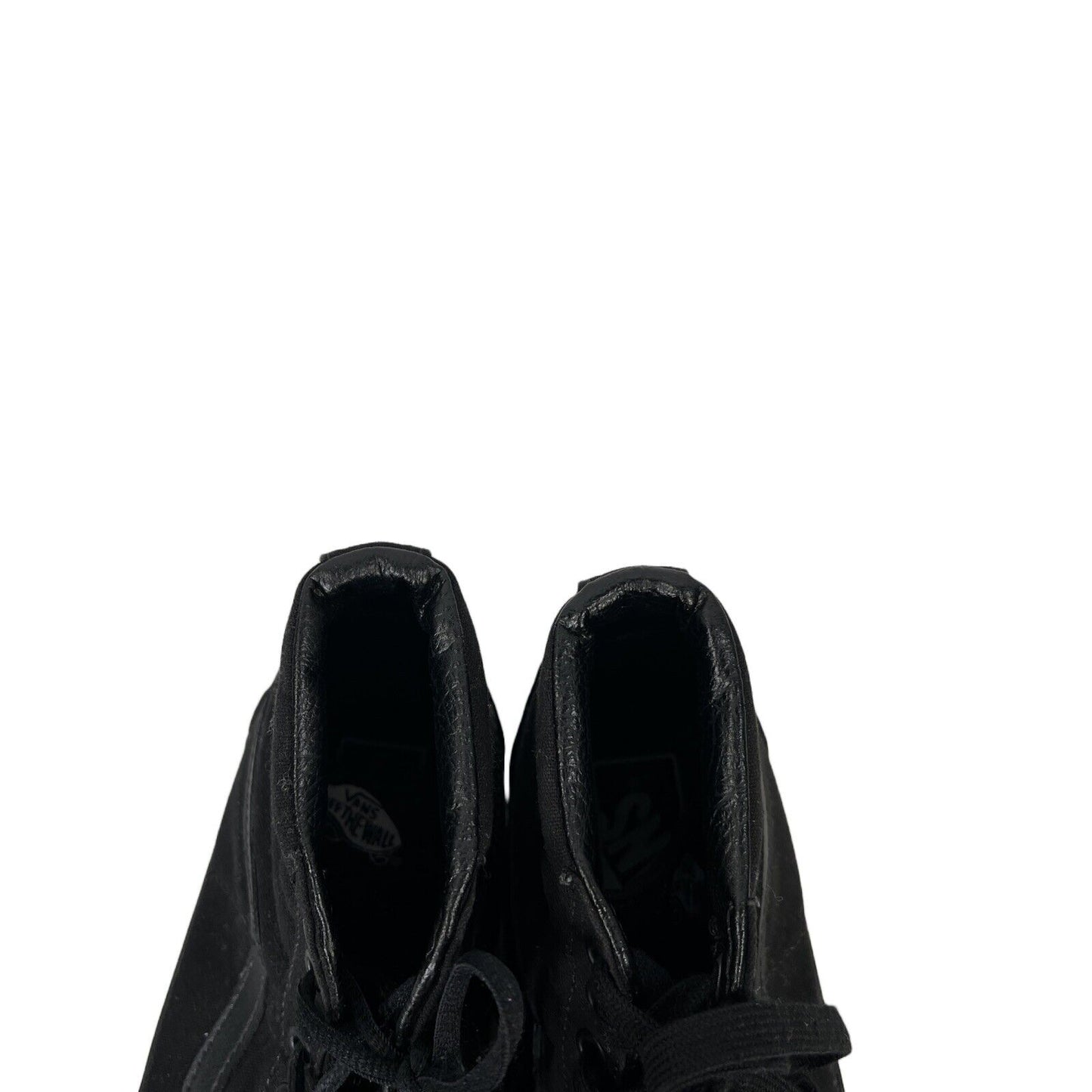 Vans Unisex Black Canvas Sk8 Hi-Top Lace Up Sneakers - Women's 7