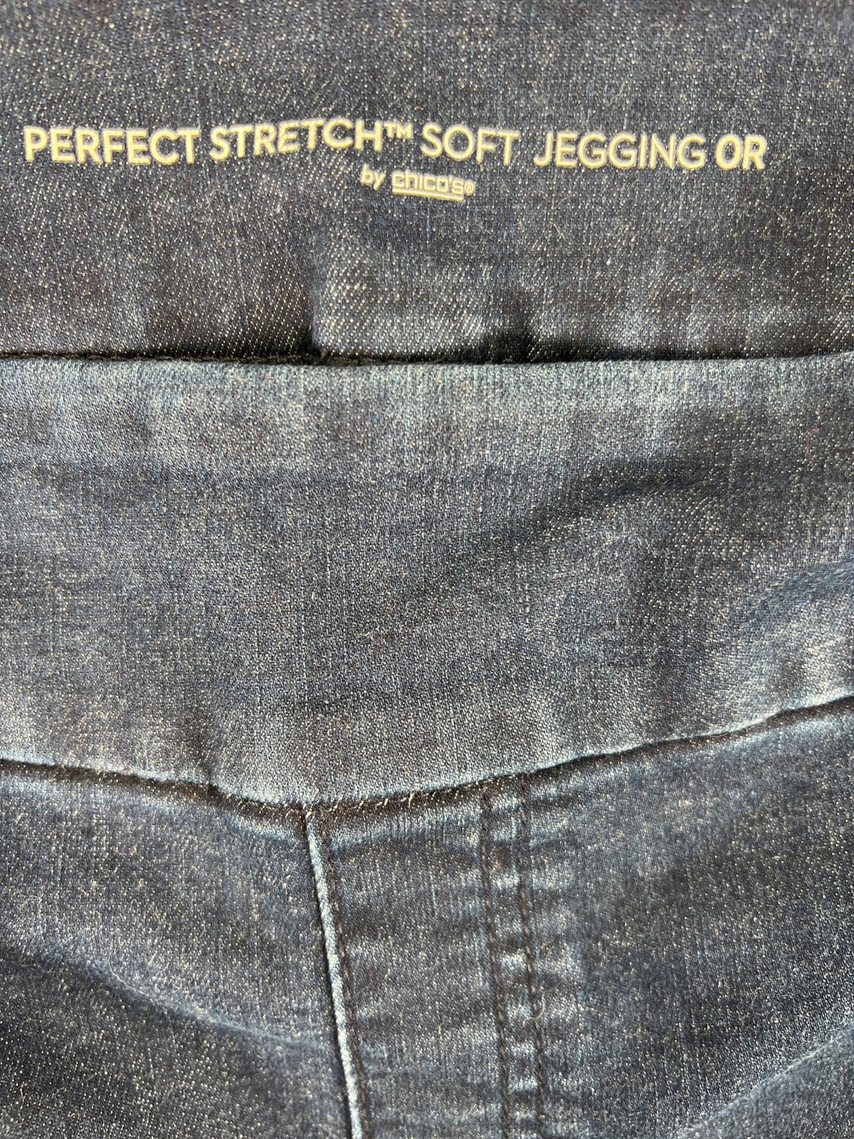 Chico’s Women’s Dark Wash Pull On Perfect Stretch Denim Jegging Jeans - 0/US 4