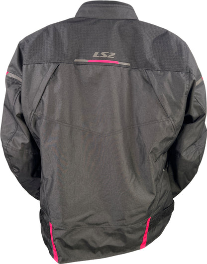 LS2 Apparel Women’s Black Endurance Motorcycle Riding Jacket - 3XL