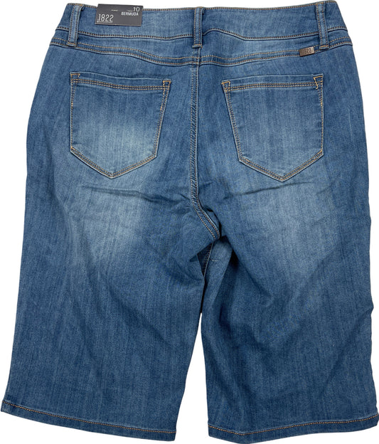 1822 Women’s Medium Wash Bermuda Jean Shorts - 10