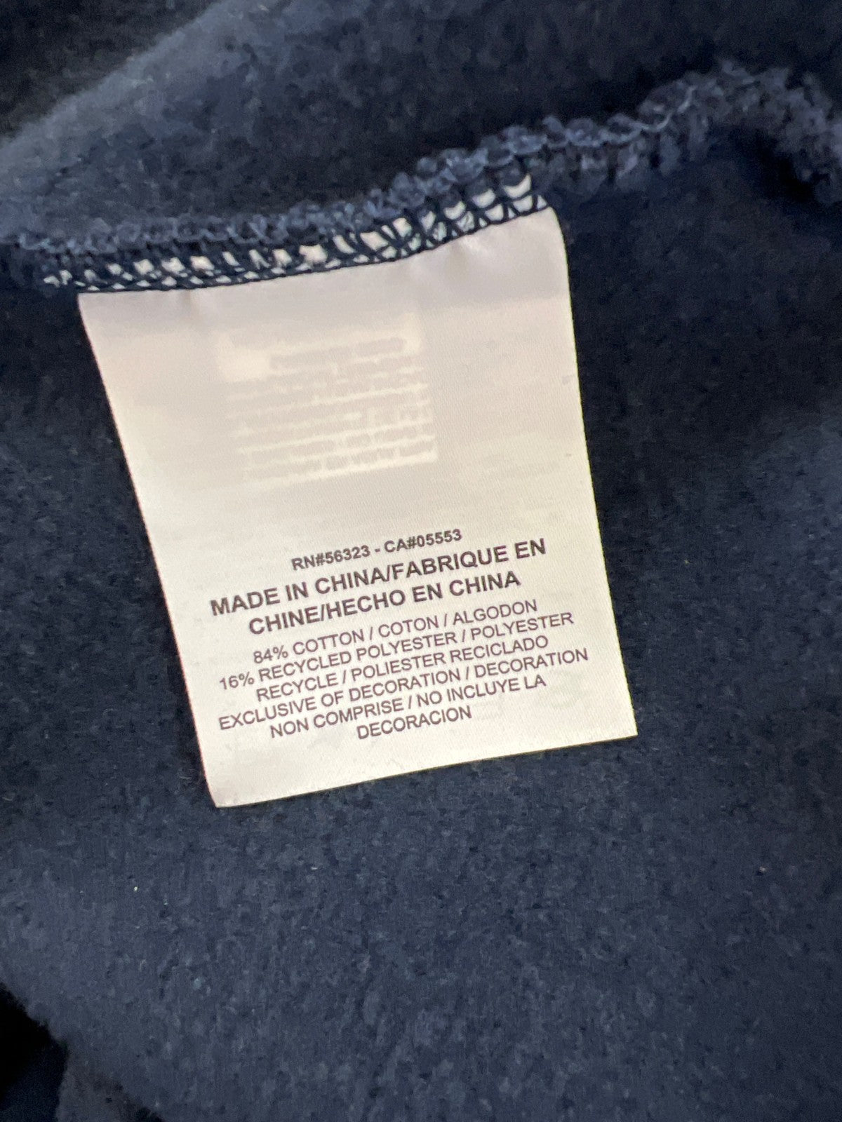 Nike Jordan Men’s Blue U of M Michigan Long Sleeve Crewneck Sweatshirt - M