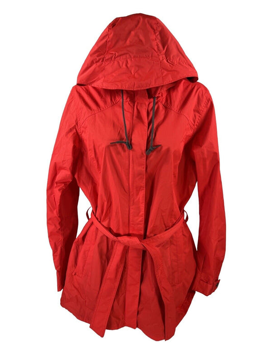 Columbia Women's Red Full Zip Hooded Omni Shield Rain Jacket - M