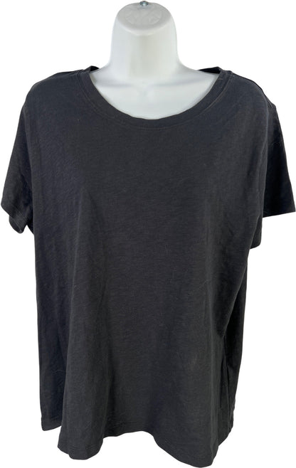 J.Crew Women’s Black Girlfriend Short Sleeve T-Shirt - XL