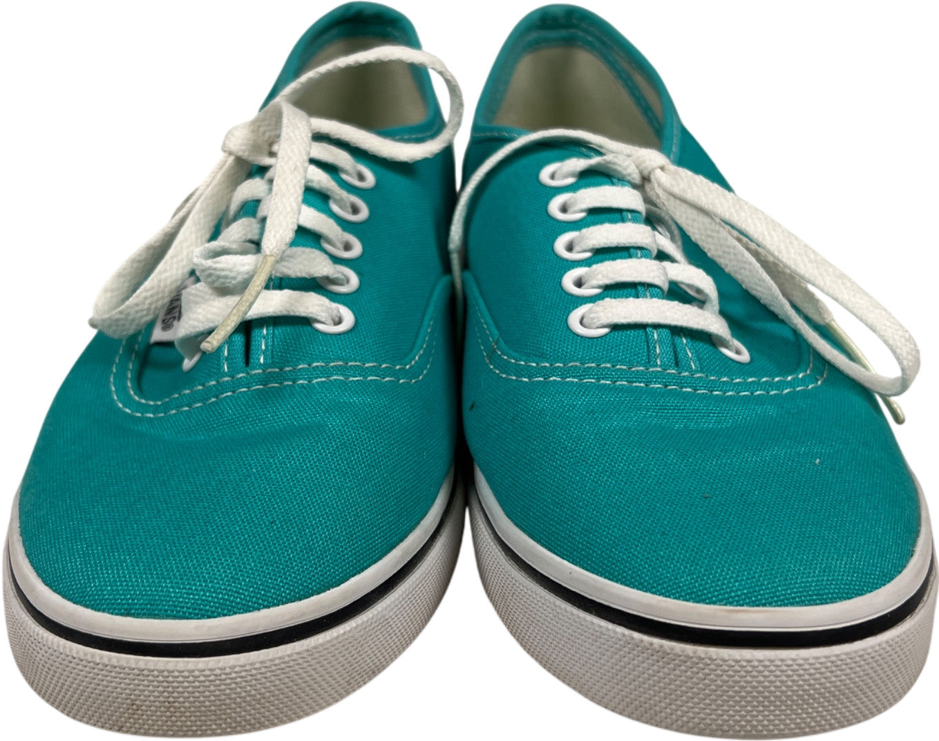 Vans Women’s Blue Low Top Canvas Lace Up Sneakers - 6.5