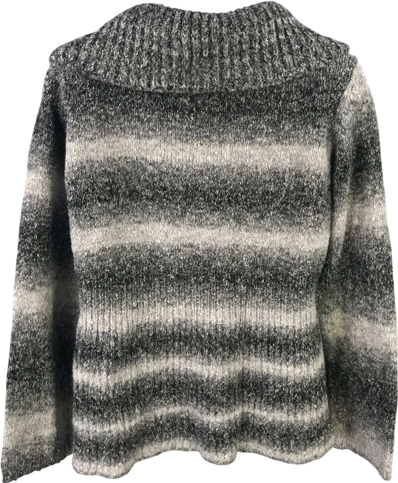 Telluride Clothing Women’s Gray Long Sleeve Button Up Sweater Jacket - M