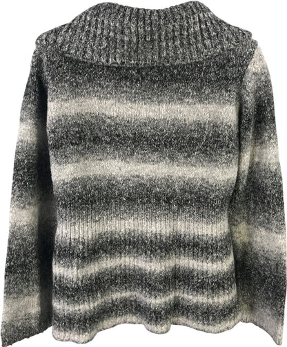 Telluride Clothing Women’s Gray Long Sleeve Button Up Sweater Jacket - M