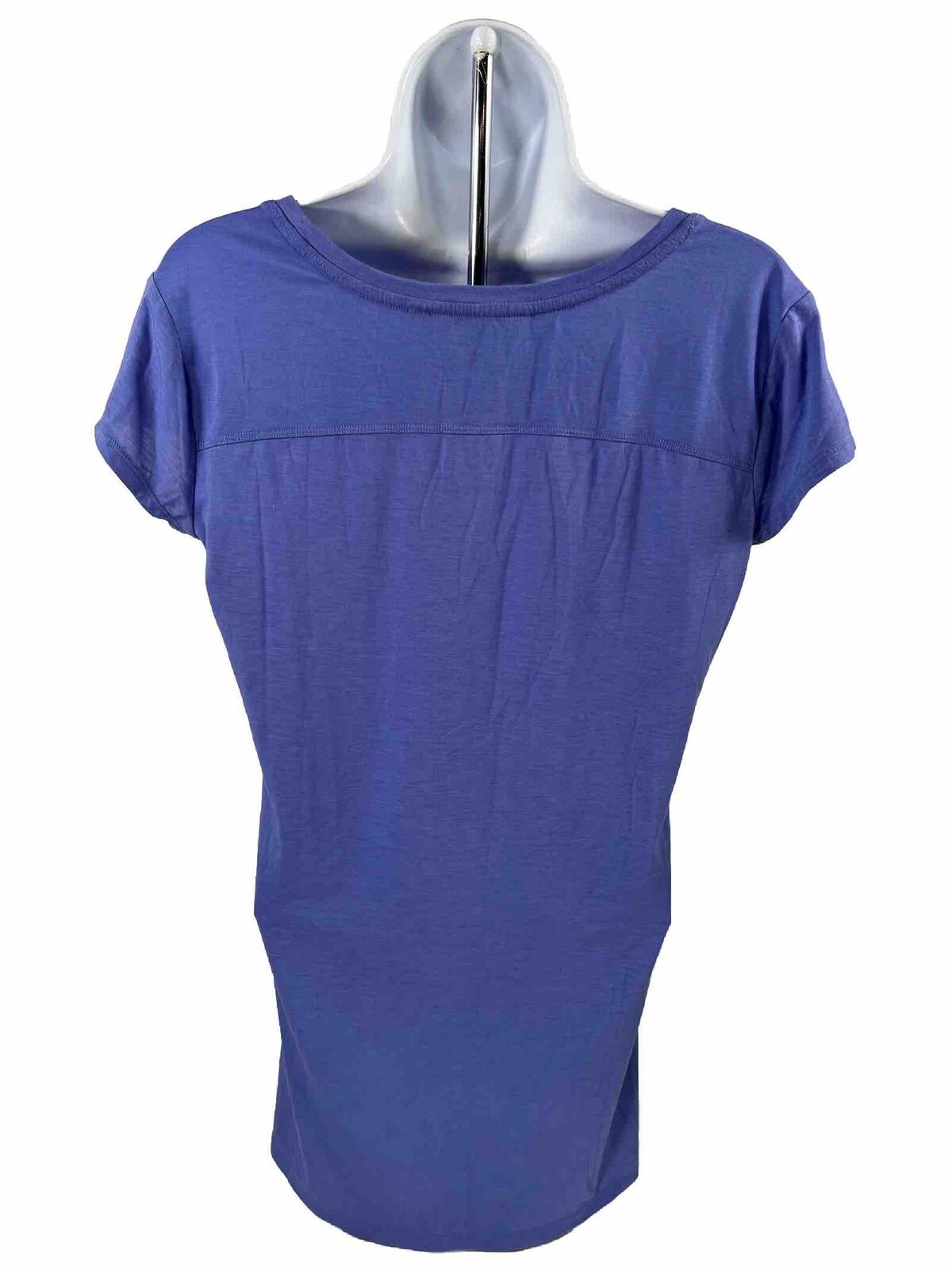 Athleta Women's Purple Short Sleeve T-Shirt - M