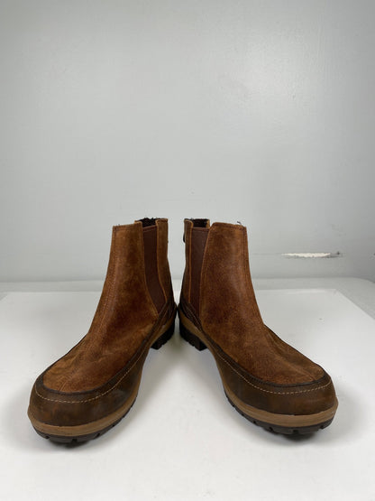 Merrell Women’s Brown Suede Emery Pull On Short Ankle Boots - 11