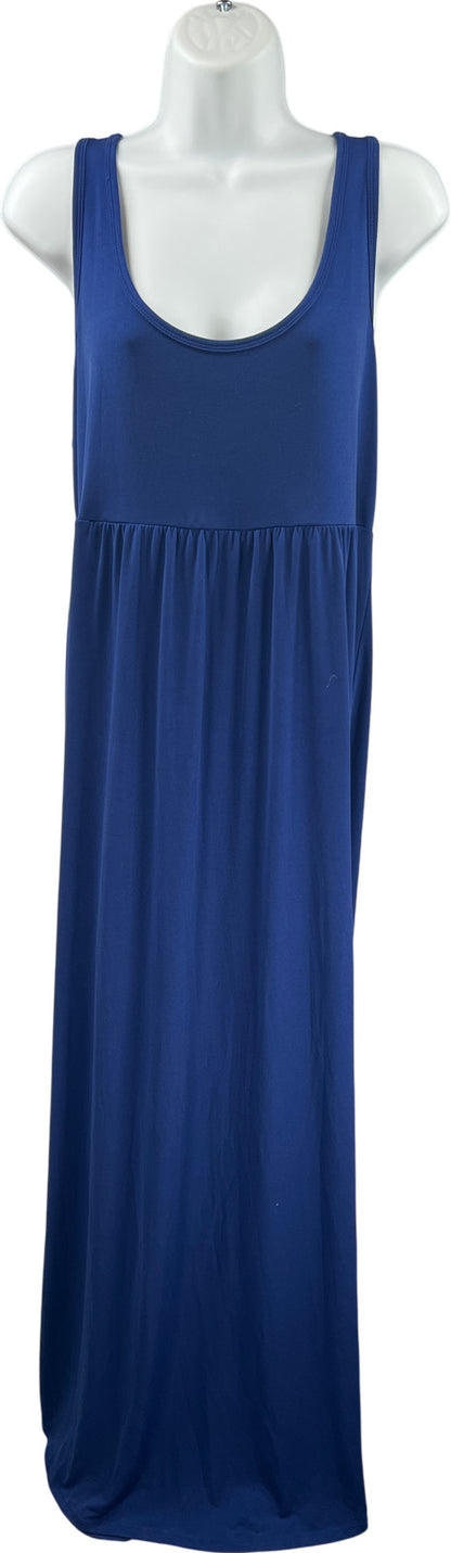 Banana Republic Women’s Blue Sleeveless Maxi Dress - XL